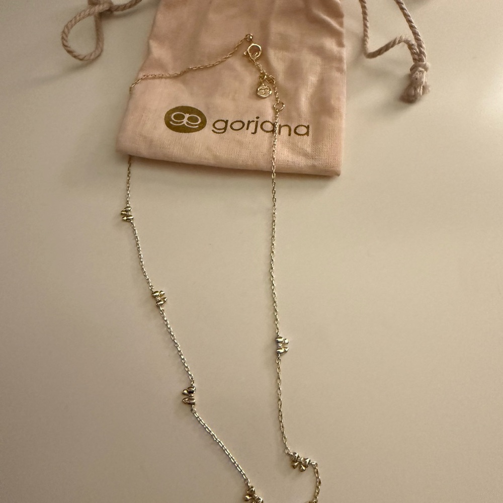 Gorjana Bow Gold Necklace